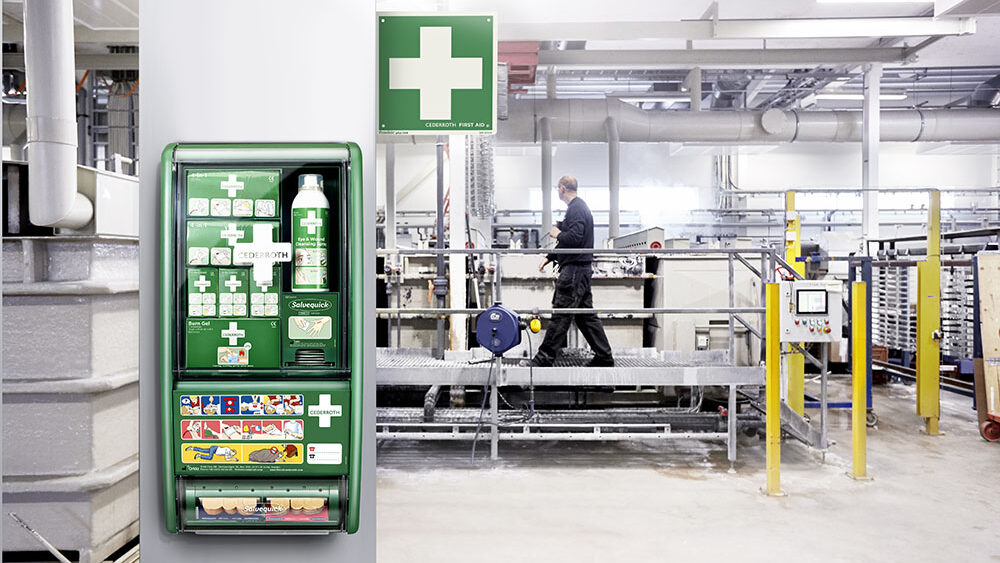 First aid station