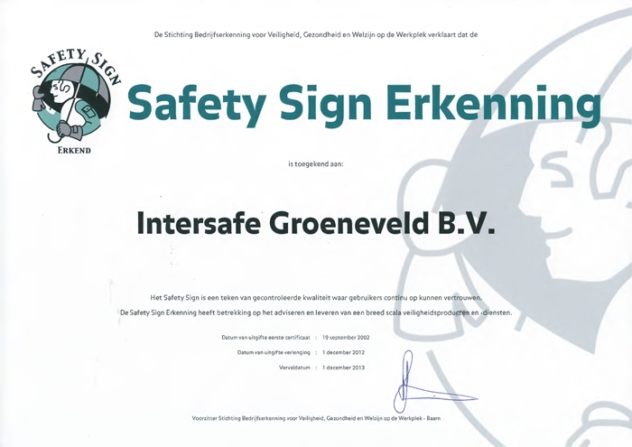 Intersafe again recognized PPE advisor