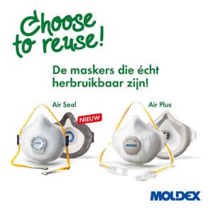 Herbruikbaar stofmasker AIR Seal FFP3 R D