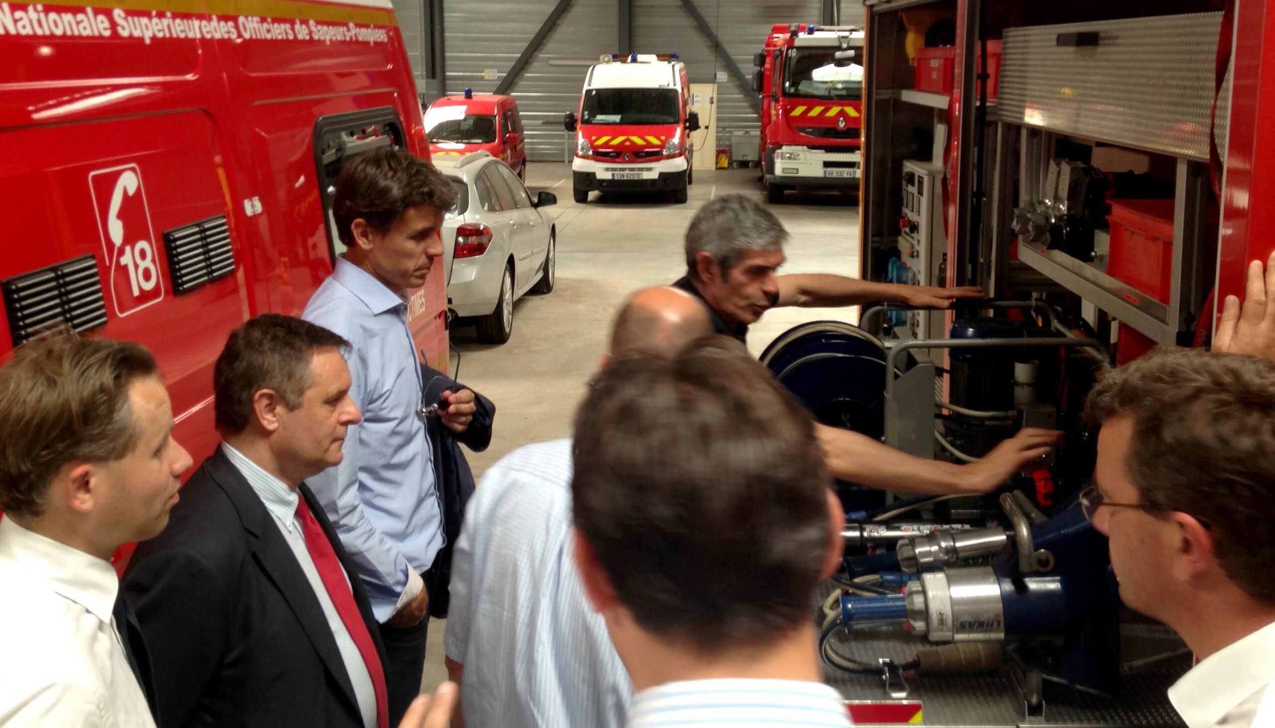 De Franse ENSOSP heet het Executive Team van Intersafe welkom