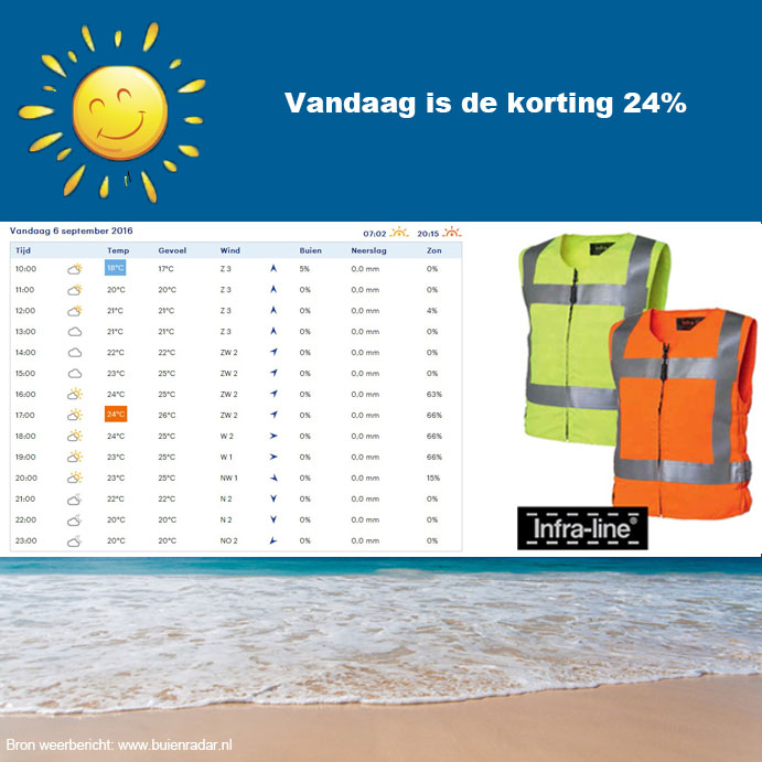 Verlenging zomeractie Coolvest hydrogel Infra-line® 6 september 2016