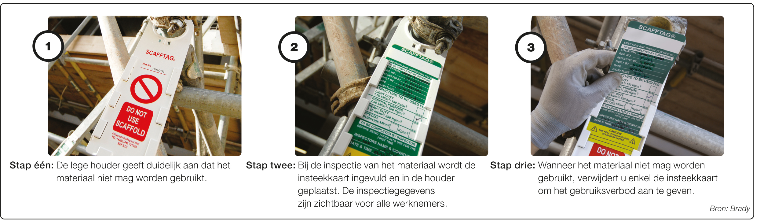 Veilig werken met Scafftag