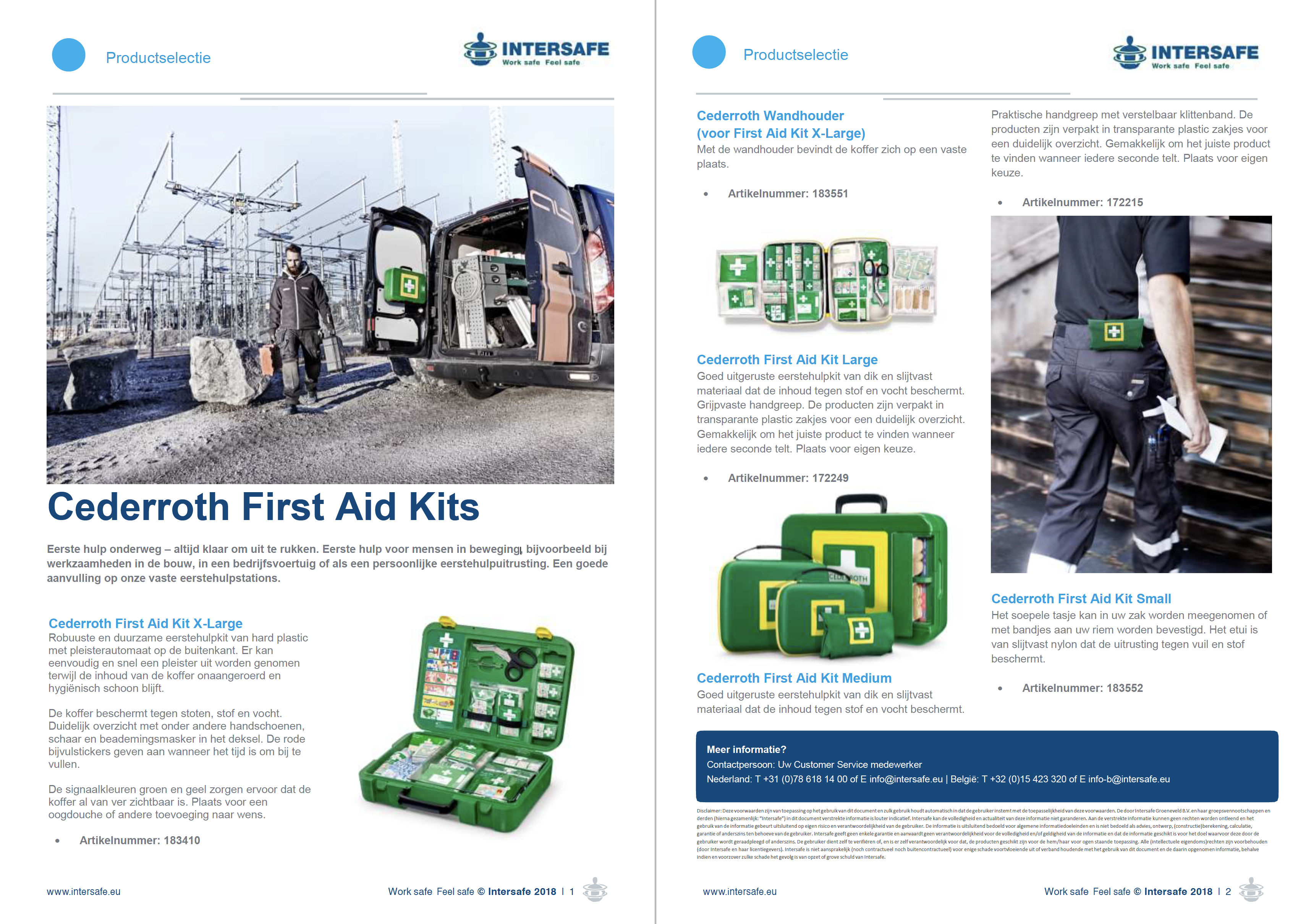 Cederroth First aid Kits