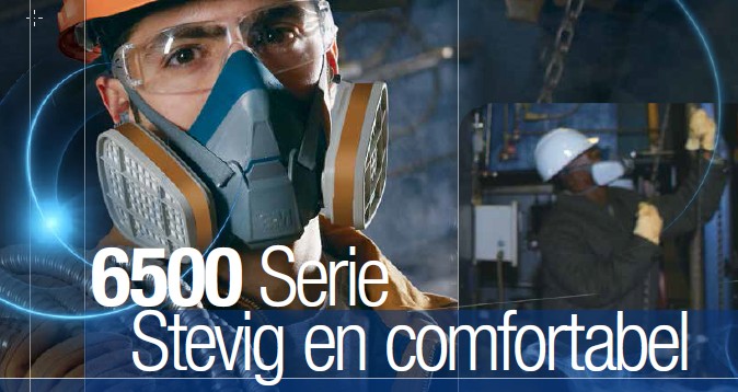 3M 6500-serie herbruikbare halfgelaatsmaskers