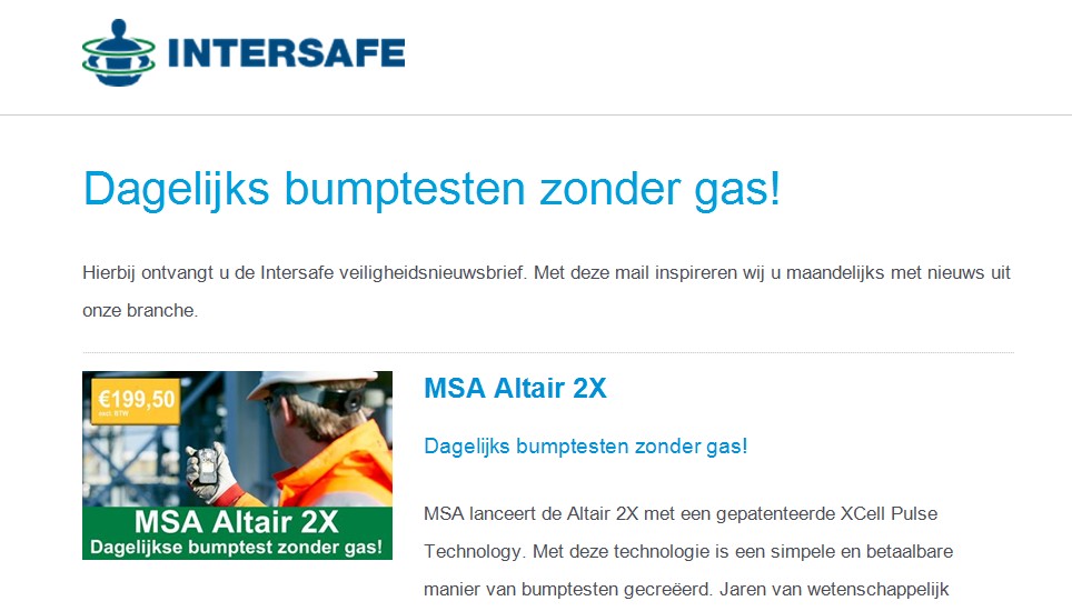  Dagelijks bumptesten zonder gas!