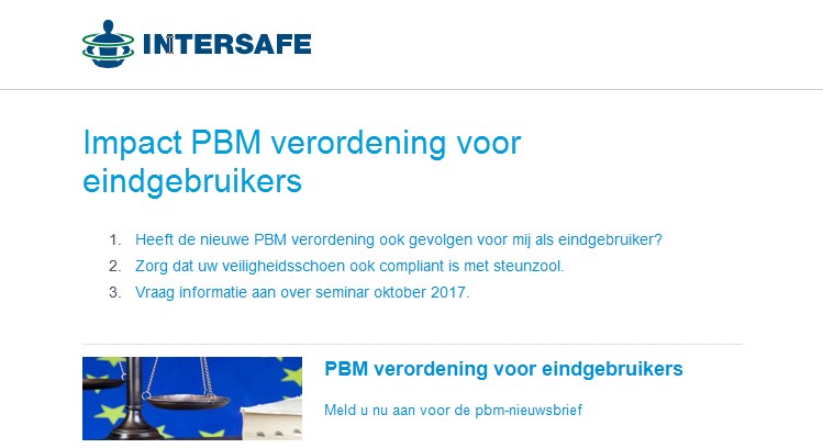 NIEUWSBRIEF: Impact PBM verordening voor eindgebruikers 