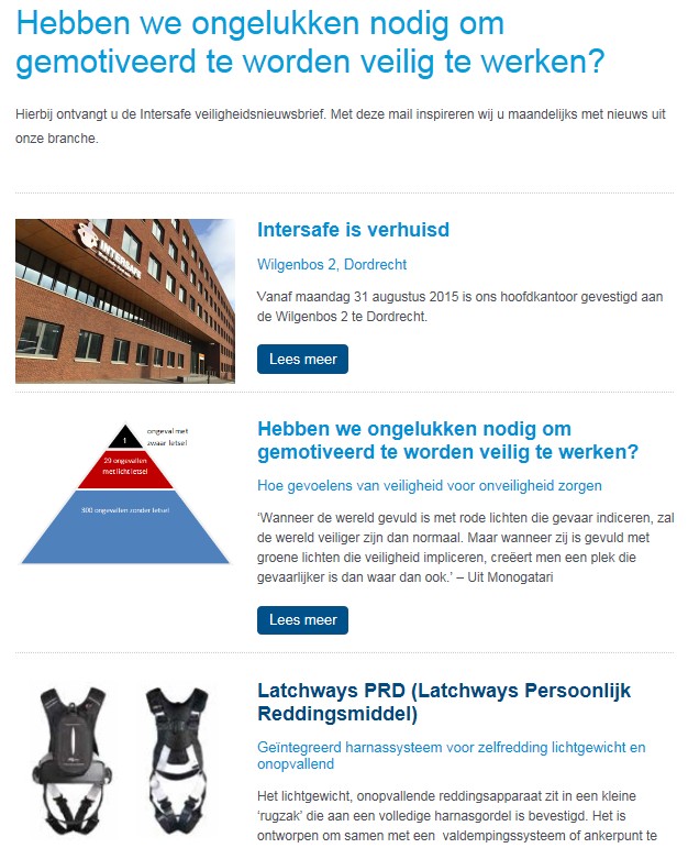 Hebben we ongelukken nodig om gemotiveerd te worden veilig te werken?