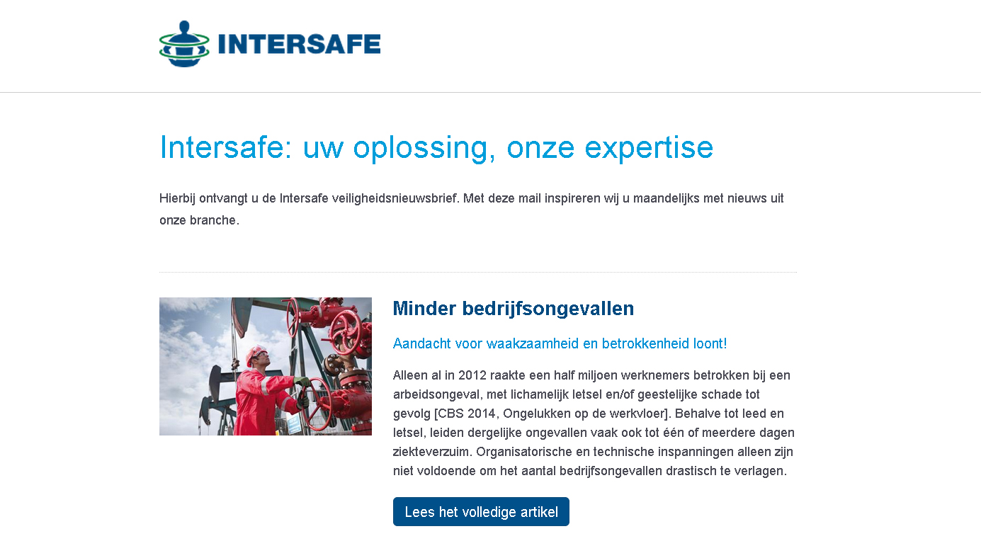 Interessante nieuwsbrief vol oplossingen